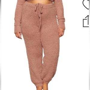 SKIMS COZY KNIT JOGGER | ROSE CLAY